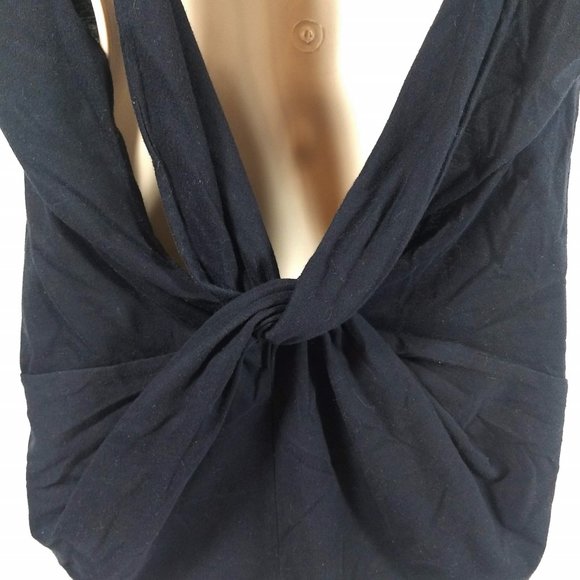 Fabletics Black Top Sleeveless Tank XXL Low Back Athletic Workout - Picture 3 of 6